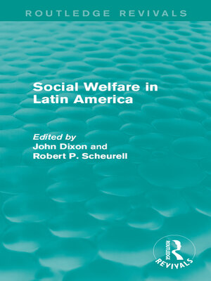cover image of Social Welfare in Latin America